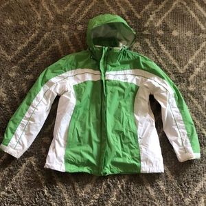 Columbia women’s large interchange coat.